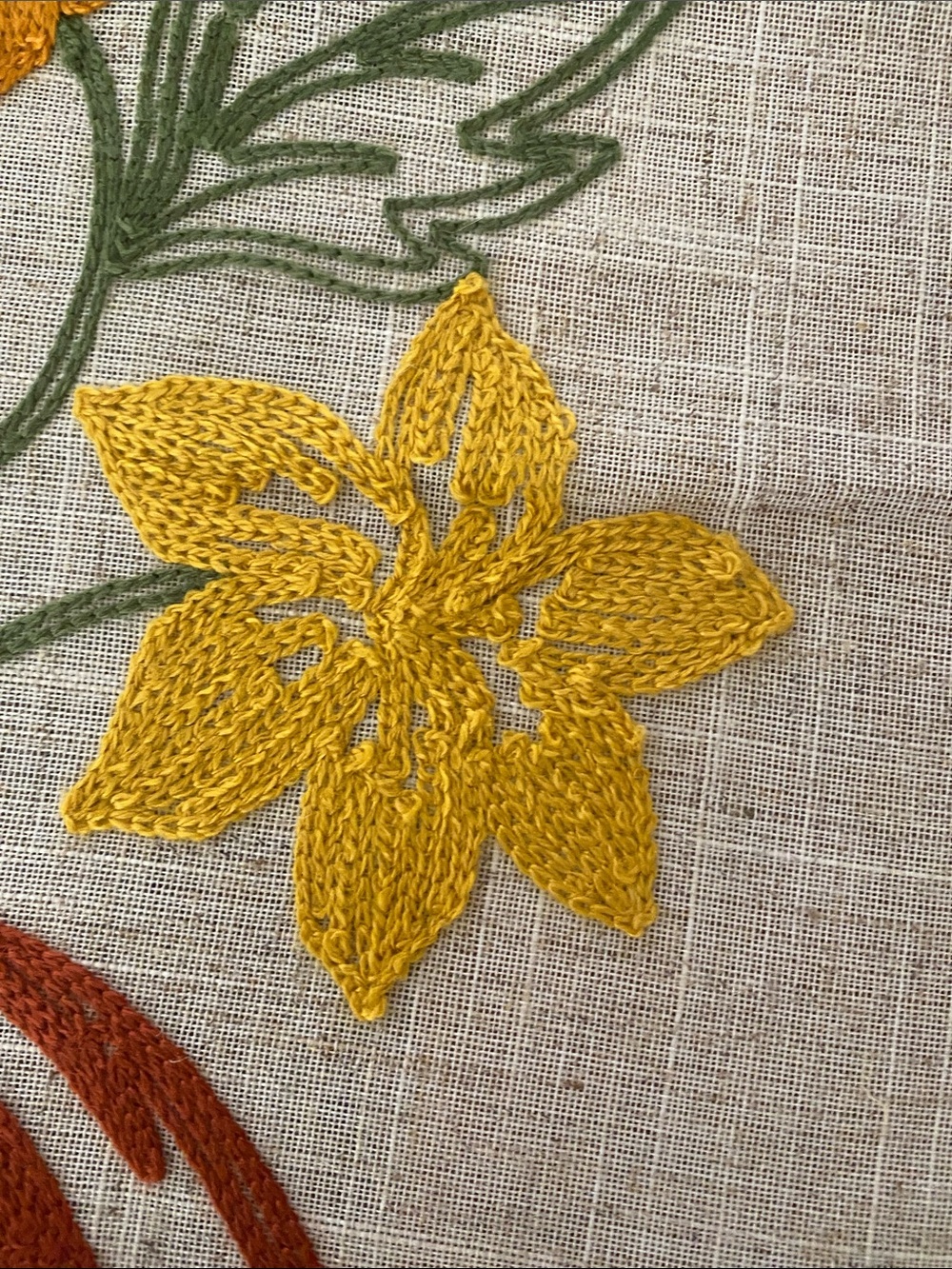 Autumn Pumpkin Table Runner - Yellow & Orange - Picture 3 of 7